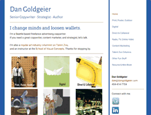 Tablet Screenshot of dangoldgeier.com